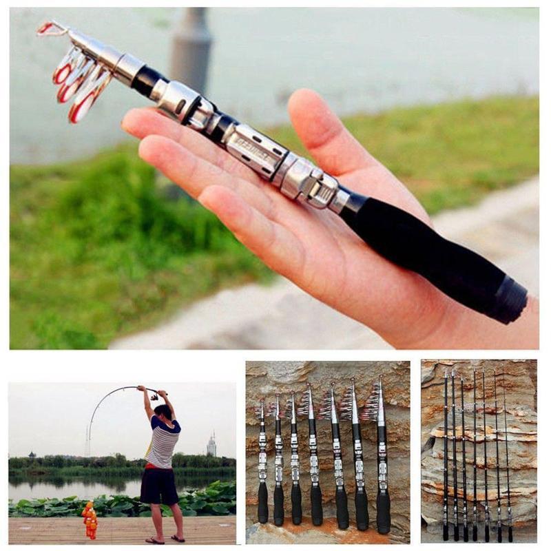 Fishing Rod Travel - 1.0m Super Hard Mini Telescopic Fishing