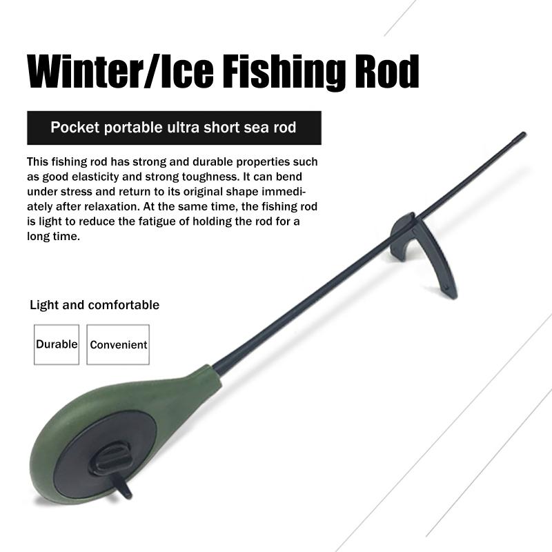 Hot Sale 2PCS Portable Plastic - огляд і ціна Fishing Rod Ice