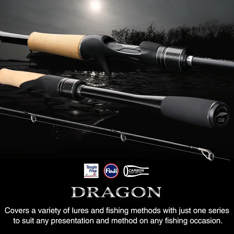 TSURINOYA DRAGON Fishing Rod 1 - огляд і ціна Kastking Reel Zephyr