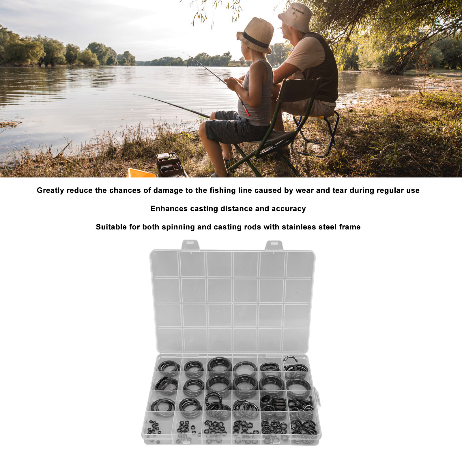Fishing Rod Guide Repair Kit F - огляд і ціна Fishing Rod Casting