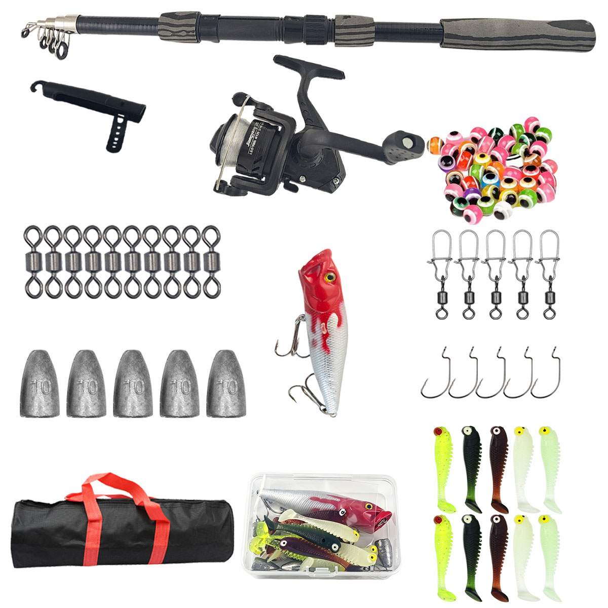 Portable Telescopic Fishing Ro - огляд і ціна Fishing Rod Combo